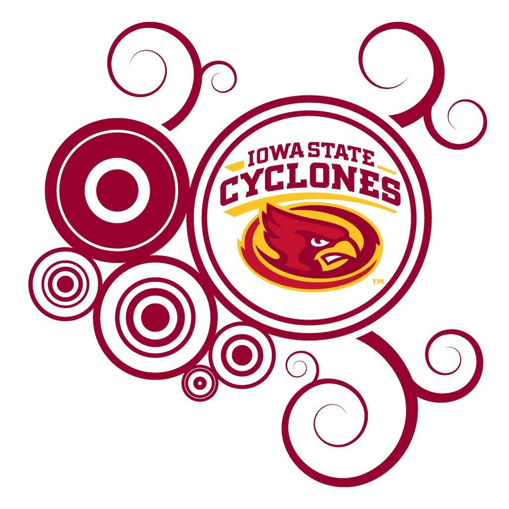 Iowa State University Swirl Design Rally Towel Set of 3 - Image 2