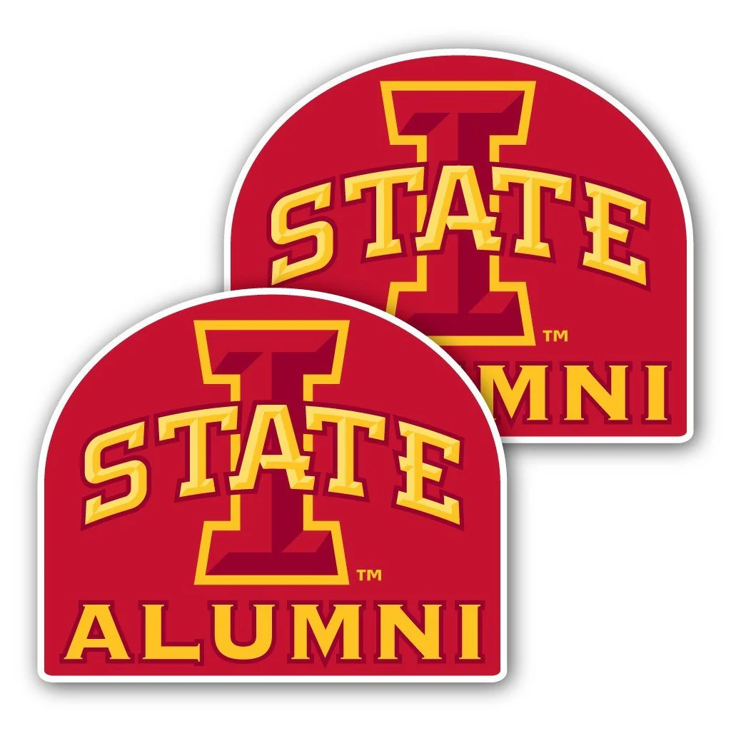 Iowa State University Alumni Window Decal Set of 2 - Image 2