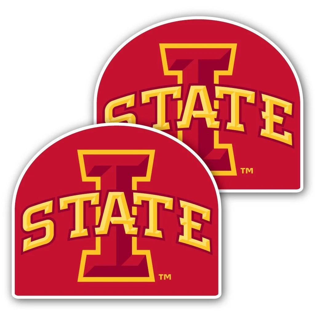 Iowa State University I-State Window Decal Set of 2 - Image 2