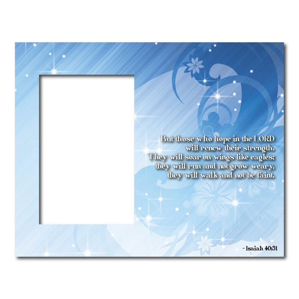 Isaiah 40:31 Decorative Picture Frame - Image 2