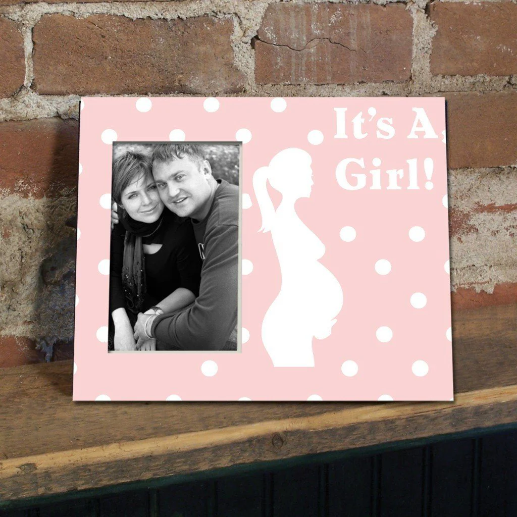 It's a Girl Pregnant Mother Decorative Picture Frame