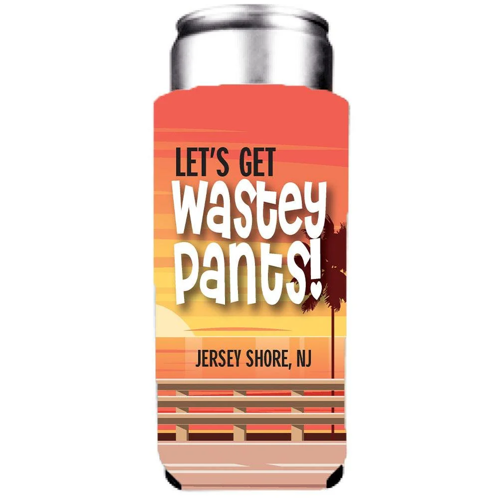 Jersey Shore Themed Bachelorette Party Custom Can Cooler Set - Image 5