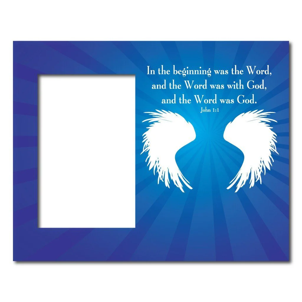 John 1:1 Decorative Picture Frame - Image 2