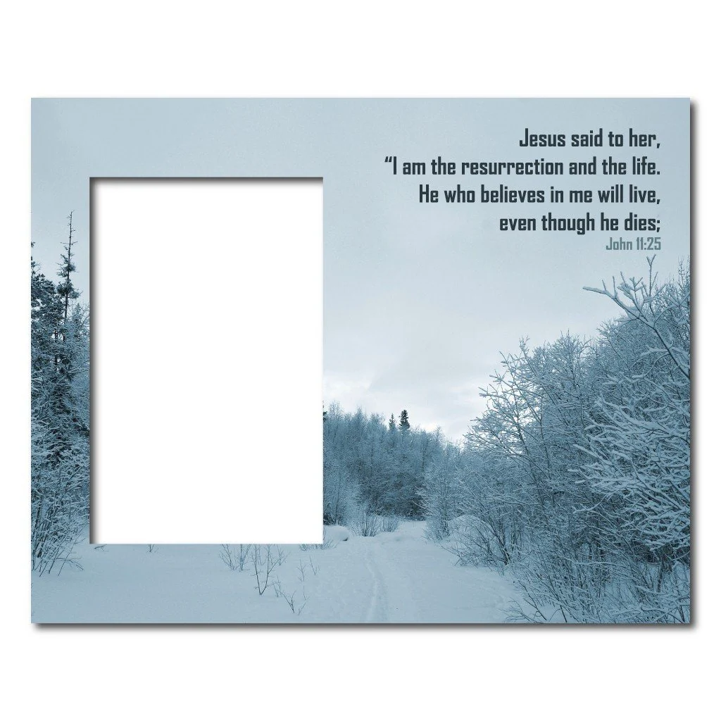 John 11:25 Decorative Picture Frame - Image 2