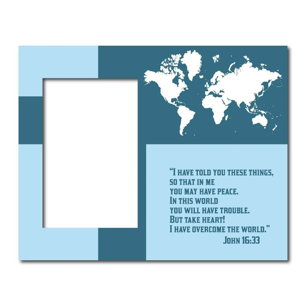 John 16:33 Decorative Picture Frame - Image 2