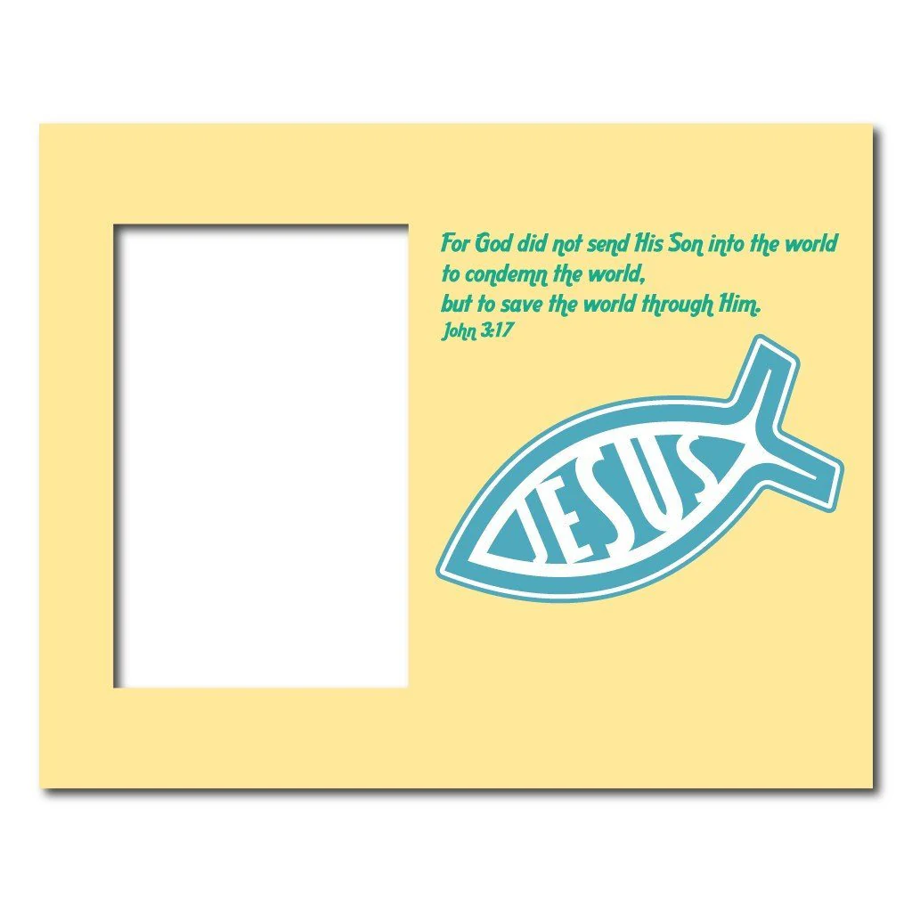 John 3:17 Decorative Picture Frame - Image 2