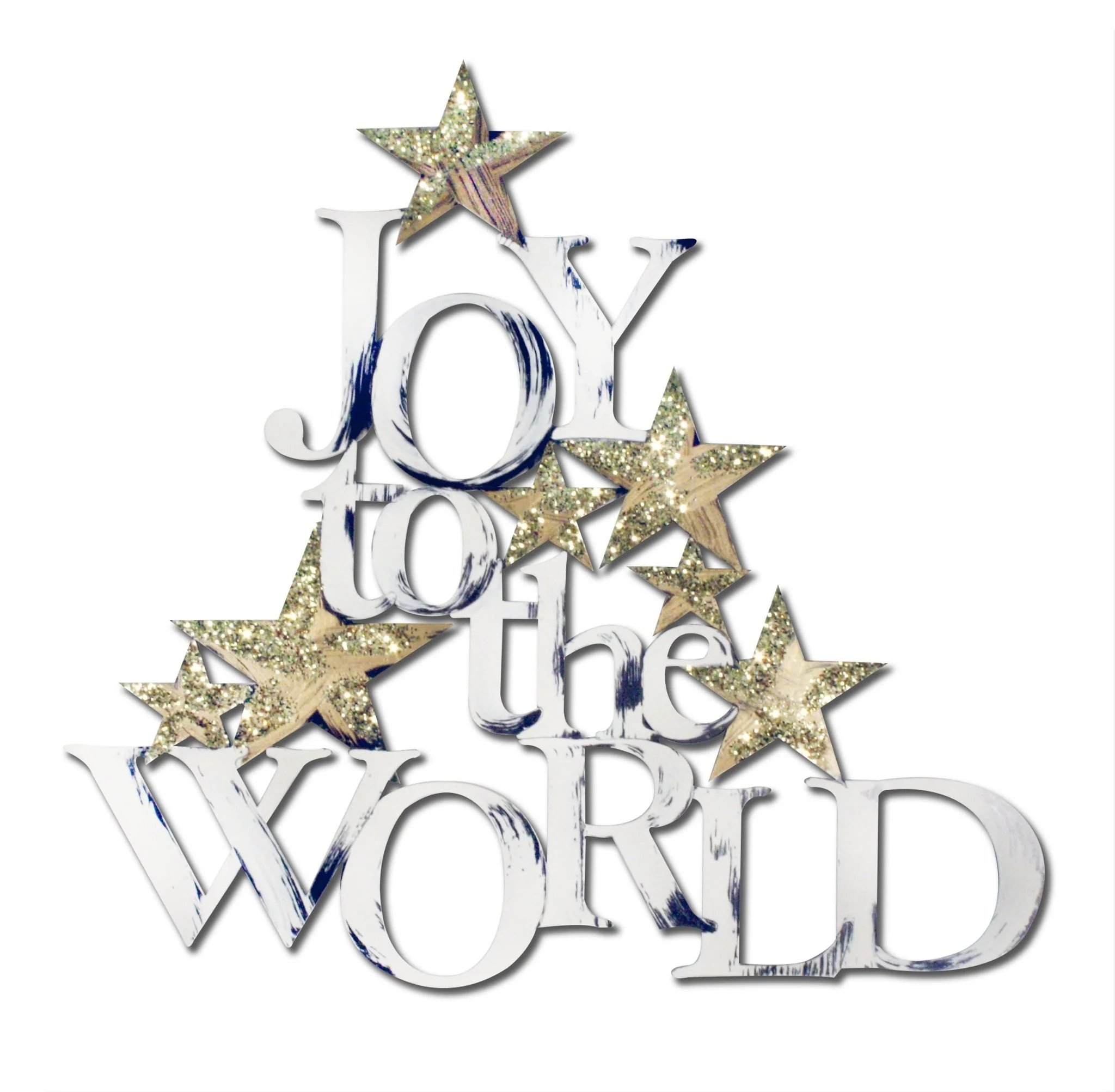 Joy to the World Hand Painted Wall Quote - Image 3