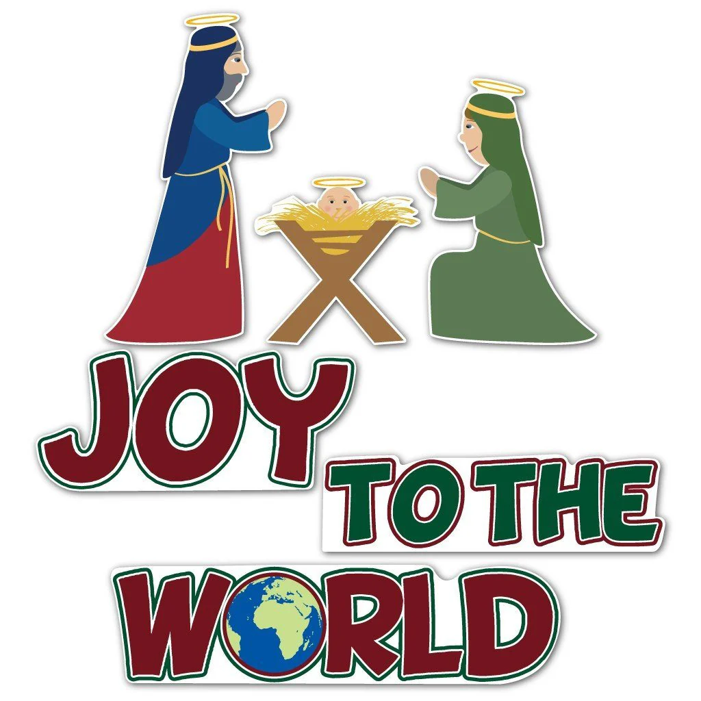 Joy to the World Nativity Christmas Yard Card | 12 Short Stakes Included - Image 2