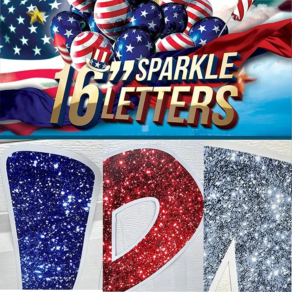 Jumbo 16-Inch Letters God Bless America Magnets - Image 2
