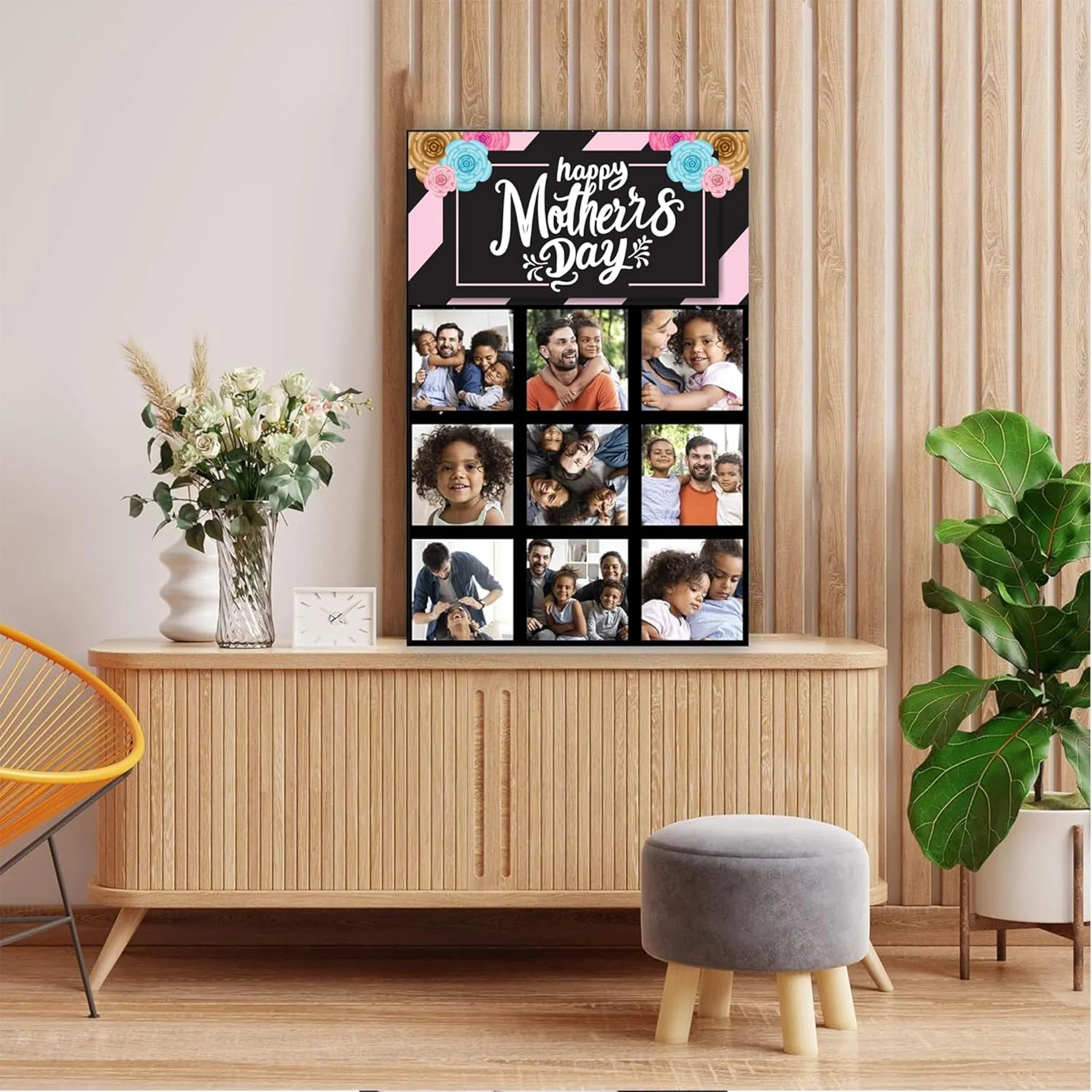 Jumbo Custom Mother's Day Card - Photo Mom, 9 Photos - Image 2