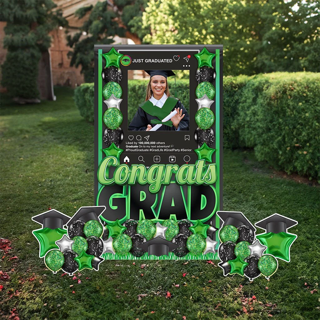 Jumbo Graduation Standup Yard Card, for Outdoors Or Indoors - Image 11