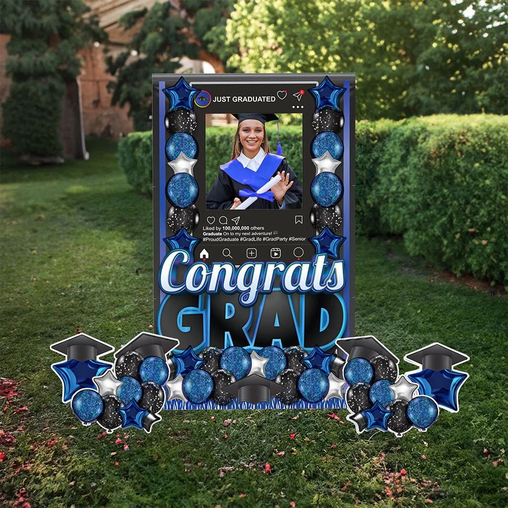 Jumbo Graduation Standup Yard Card, for Outdoors Or Indoors - Image 8
