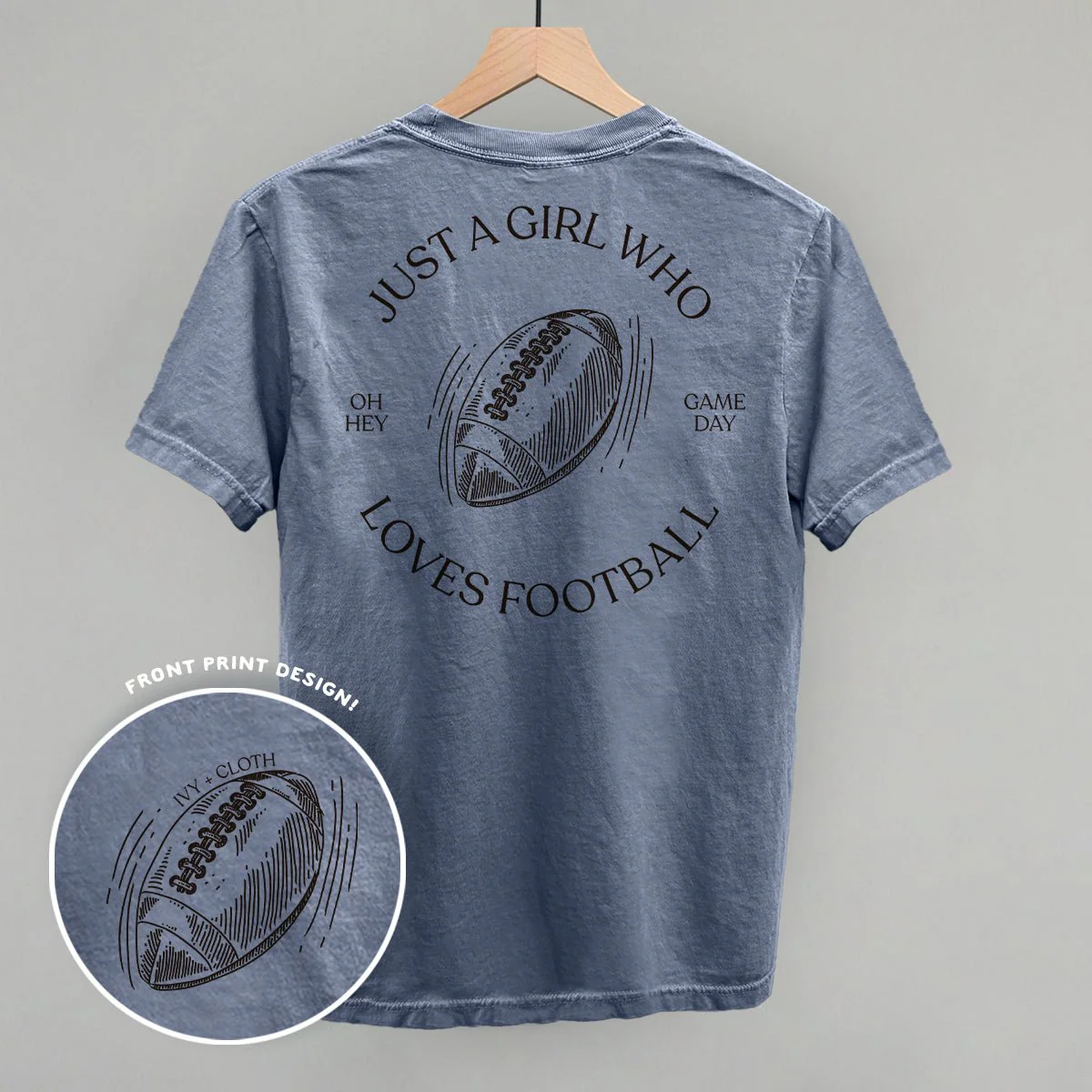 Just A Girl Who Loves Football (Back Print) - Image 2