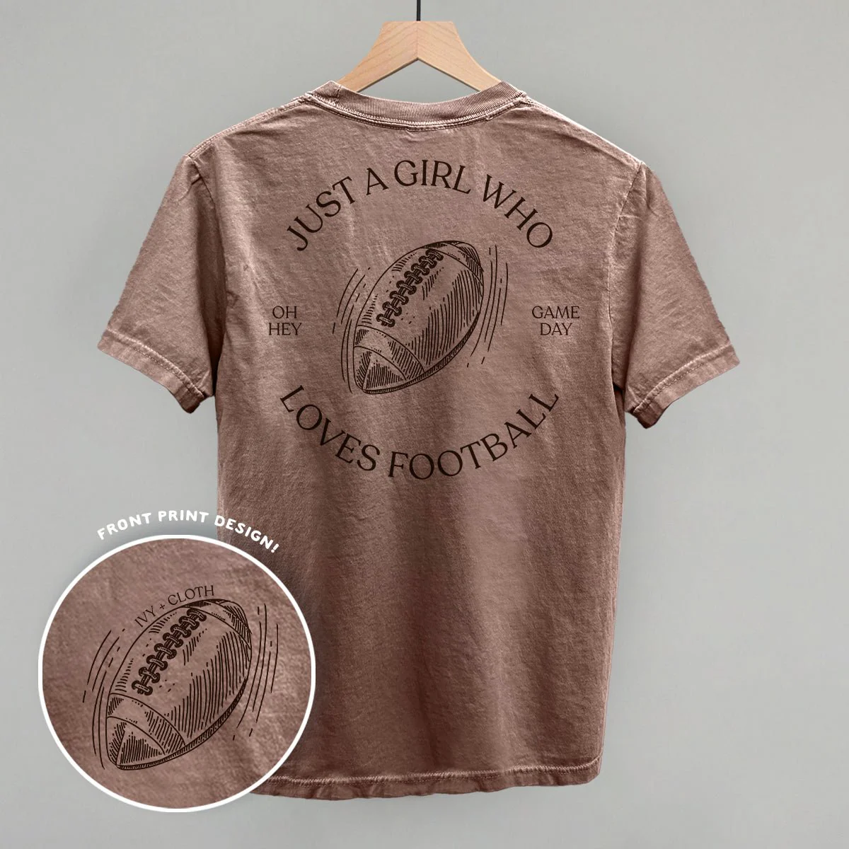 Just A Girl Who Loves Football (Back Print) - Image 4