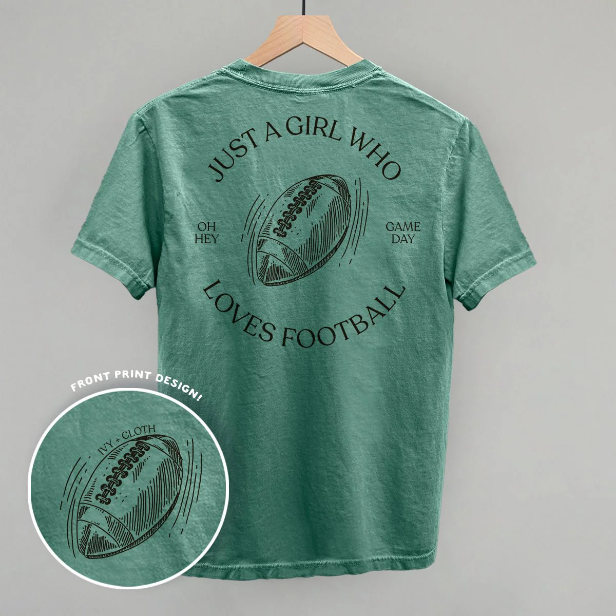 Just A Girl Who Loves Football (Back Print) - Image 6