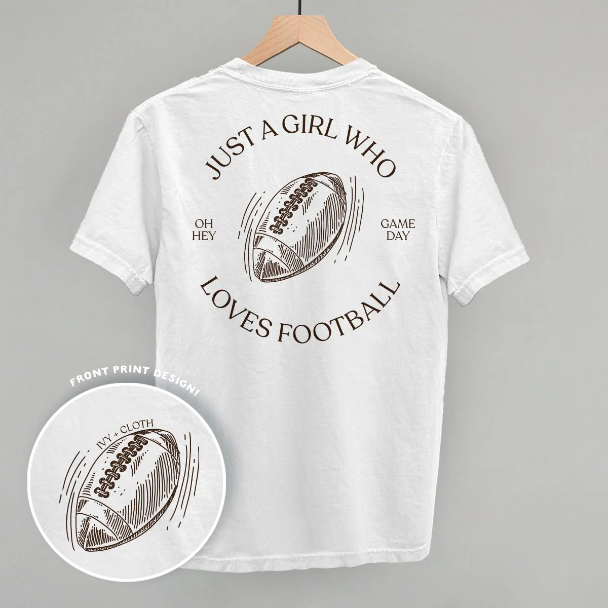 Just A Girl Who Loves Football (Back Print) - Image 7