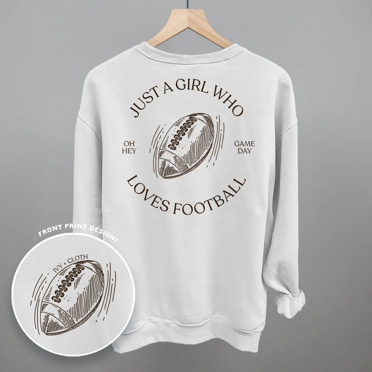 Just A Girl Who Loves Football (Back Print) - Image 9