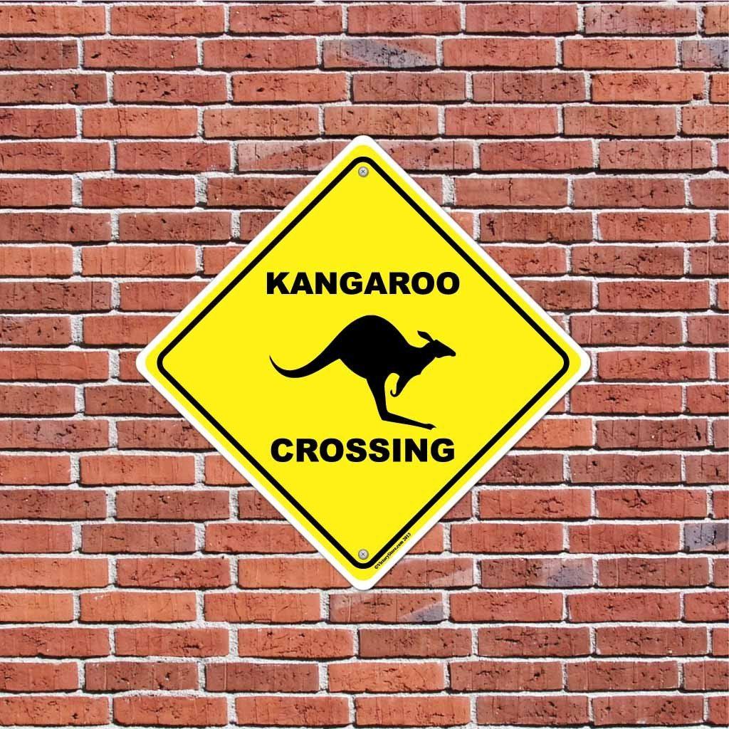 Kangaroo Crossing Sign or Sticker - Image 3