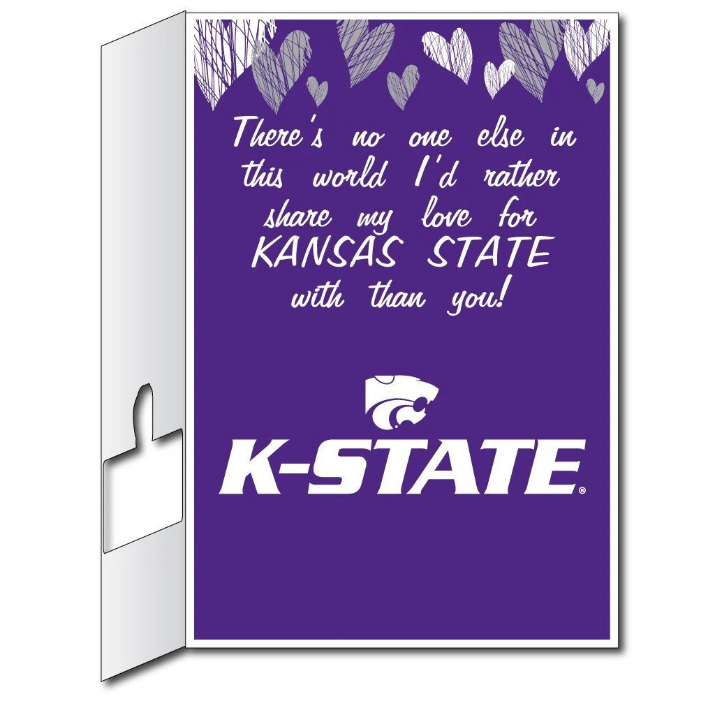 2'x3' Huge Kansas State Valentine's Day Card & Yard Sign - Image 2