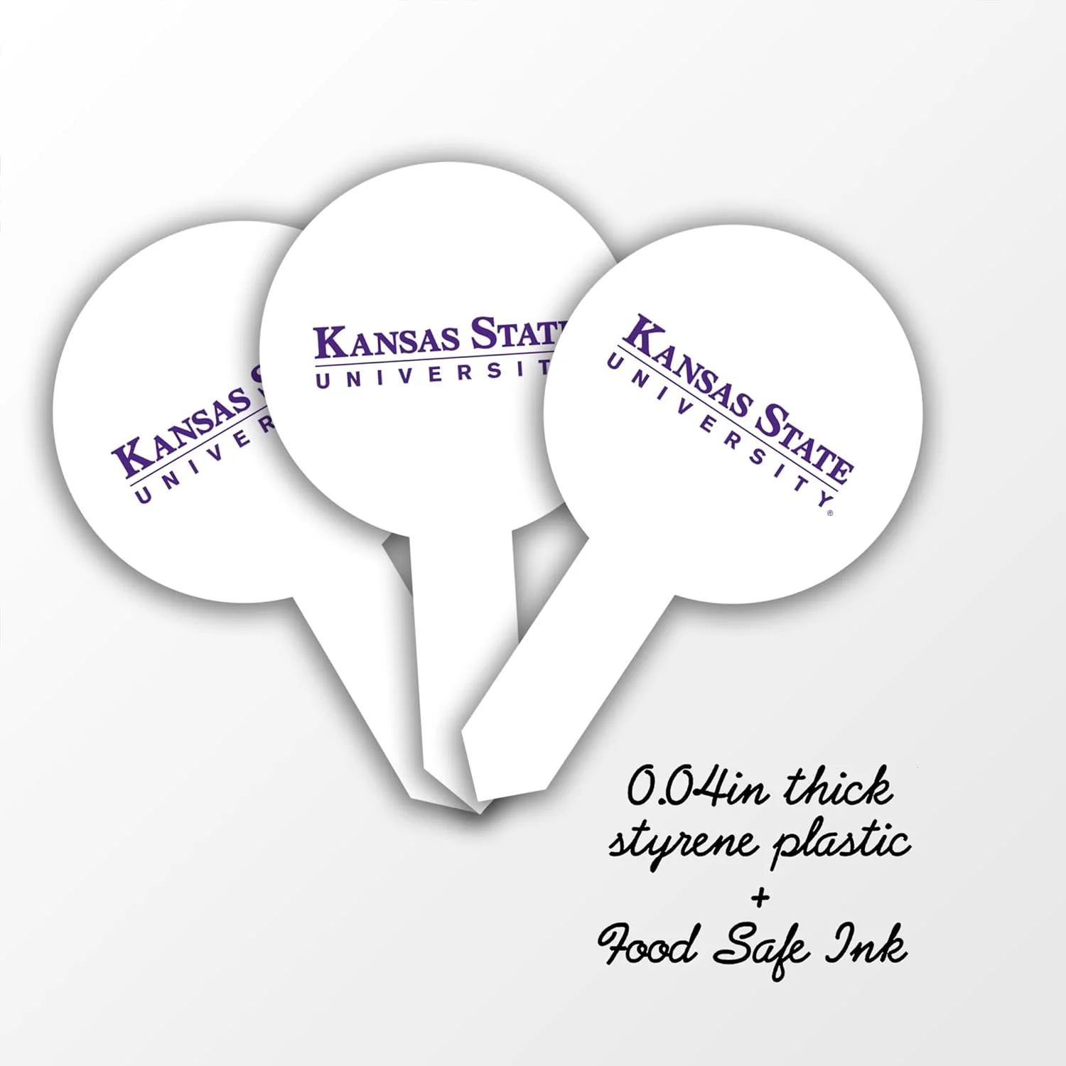 Kansas State University Cupcake Toppers Officially Licensed Cupcake Picks, Solid Plastic - Image 5