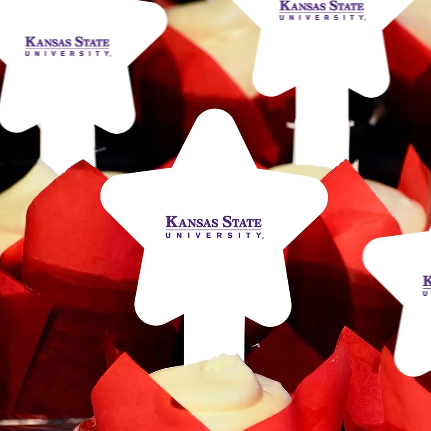 Kansas State University Cupcake Toppers Officially Licensed Cupcake Picks, Solid Plastic - Image 9