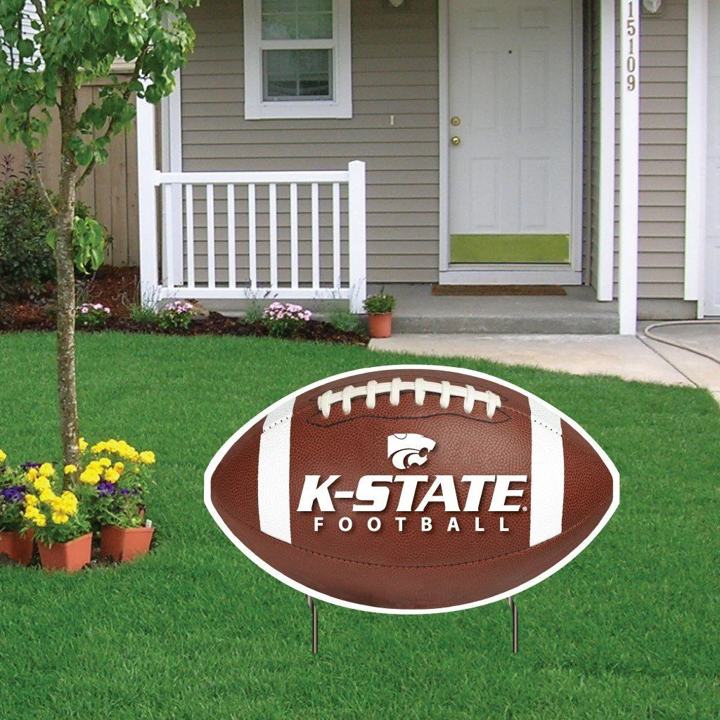 Kansas State University Football Yard Sign