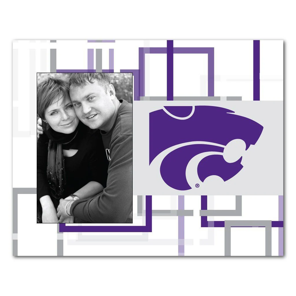 Kansas State University Squares Design Picture Frame