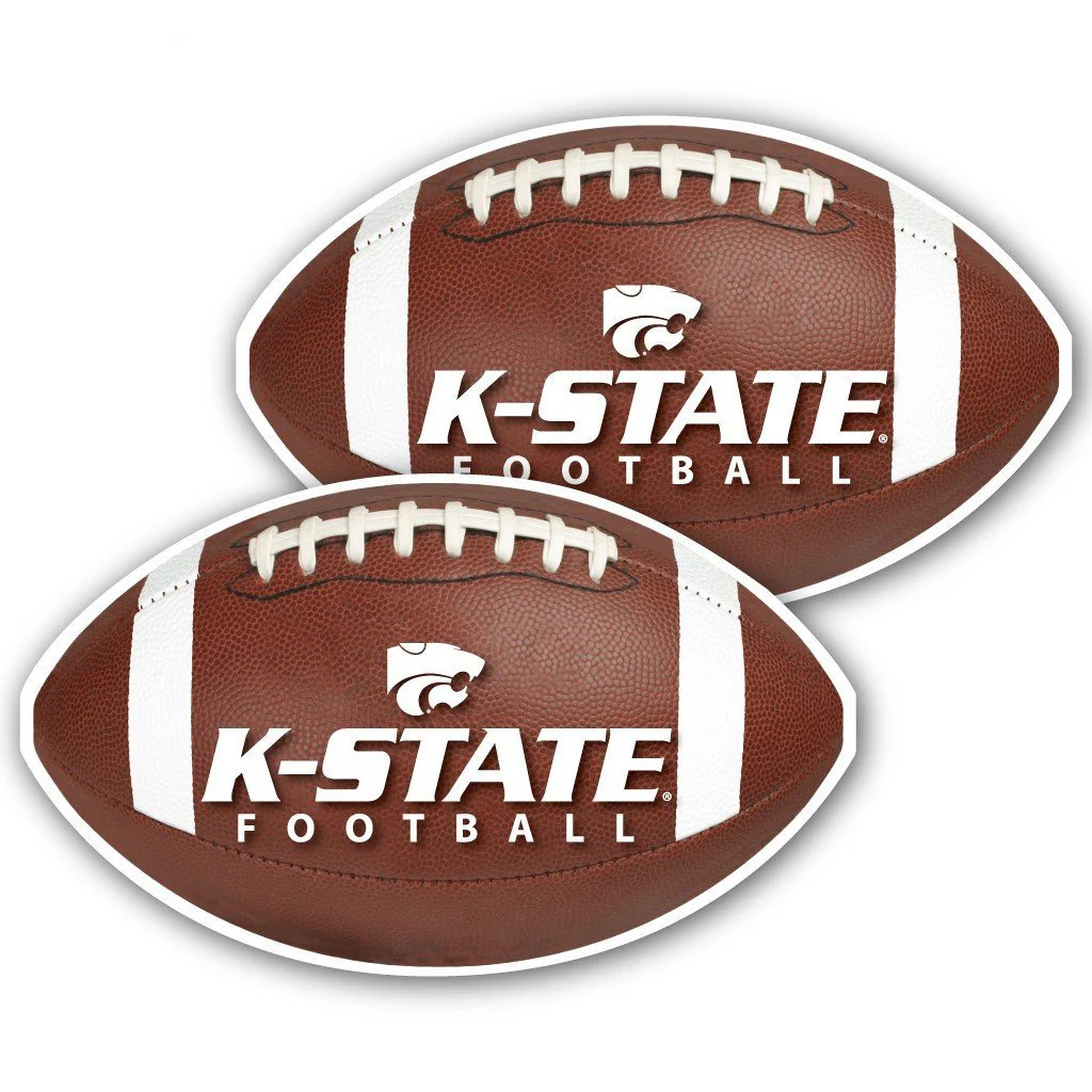 Kansas State University Football Window Decal Set of 2 - Image 2