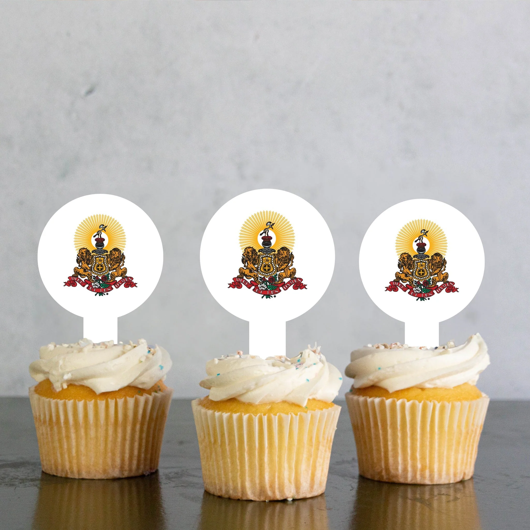 Kappa Alpha Order Cupcake Toppers - Image 3