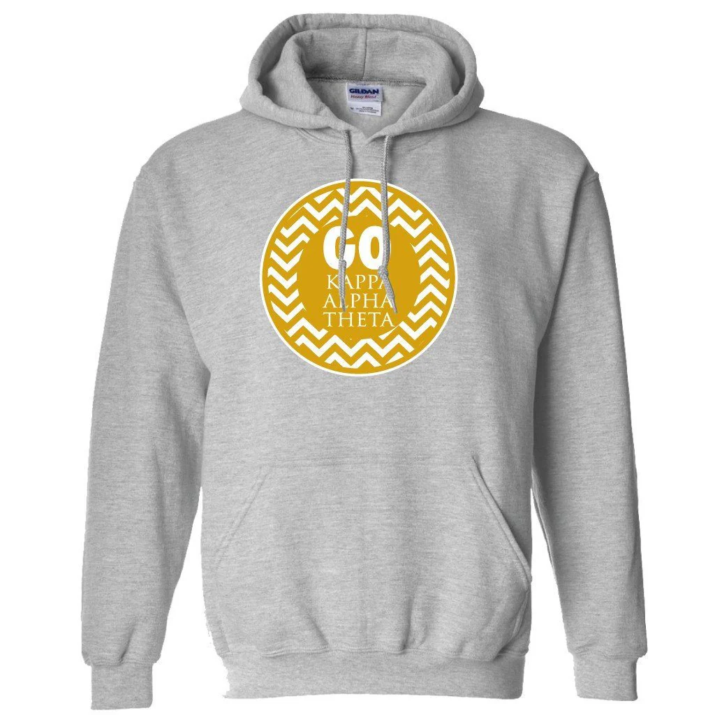 Go Kappa Alpha Theta Hooded Sweatshirt - Image 2