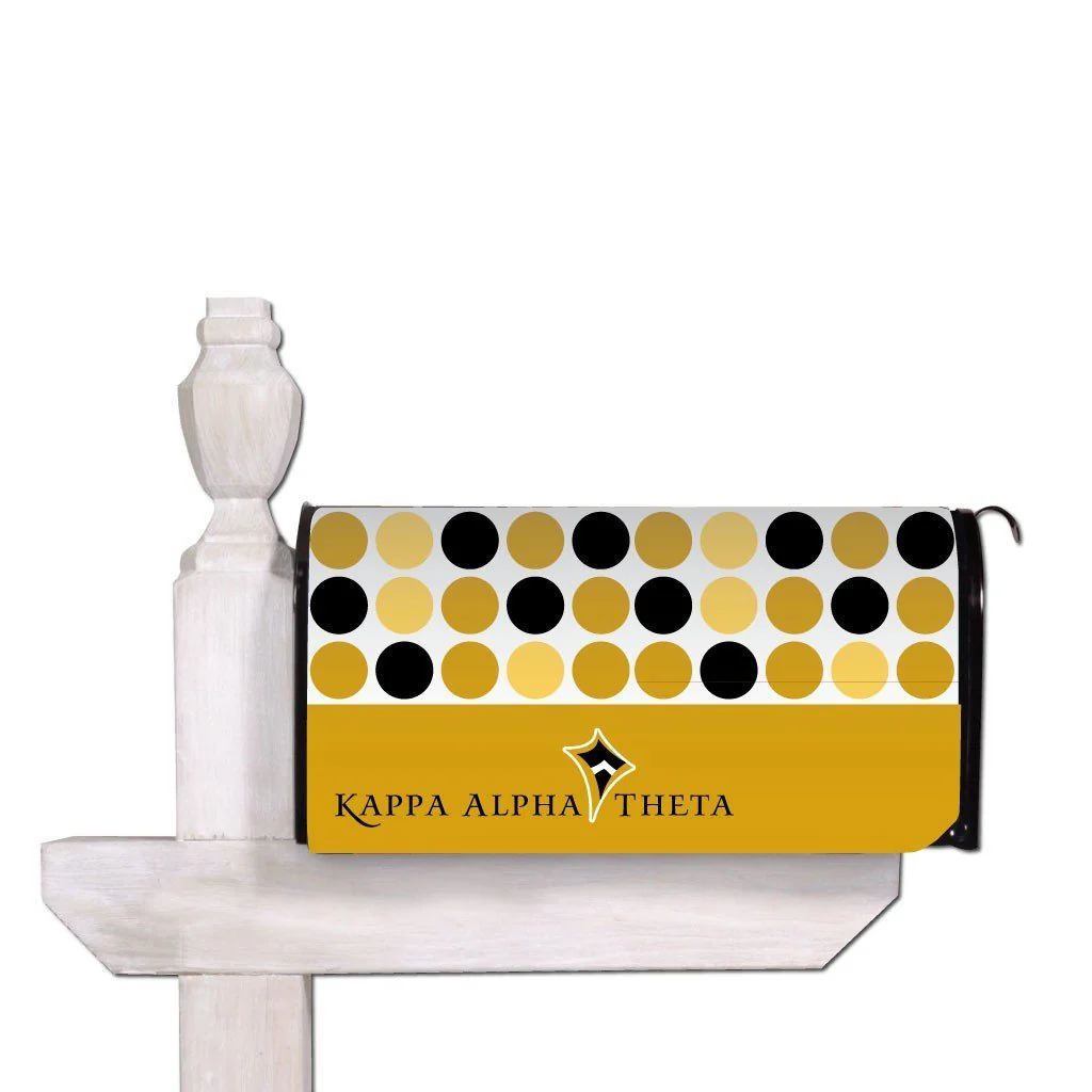 Kappa Alpha Theta Dotted Magnetic Mailbox Cover