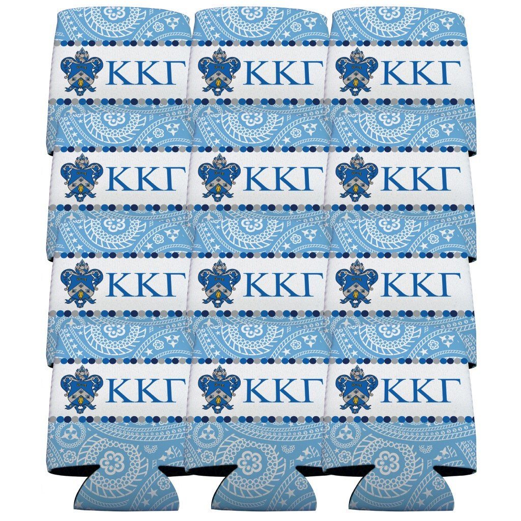Kappa Kappa Gamma Paisley Can Cooler Set - Image 2