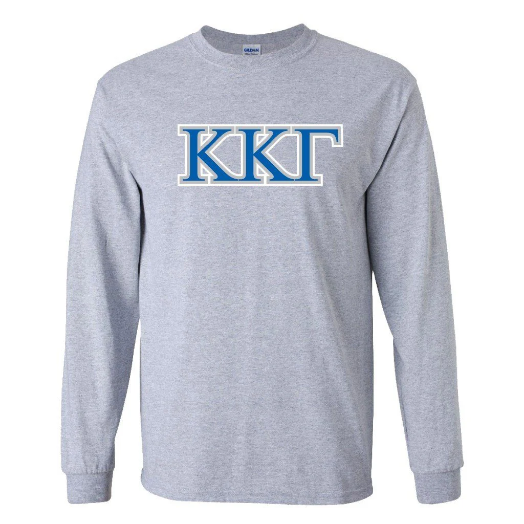 Kappa Kappa Gamma Greek Letter Long Sleeve T-shirt - Image 2
