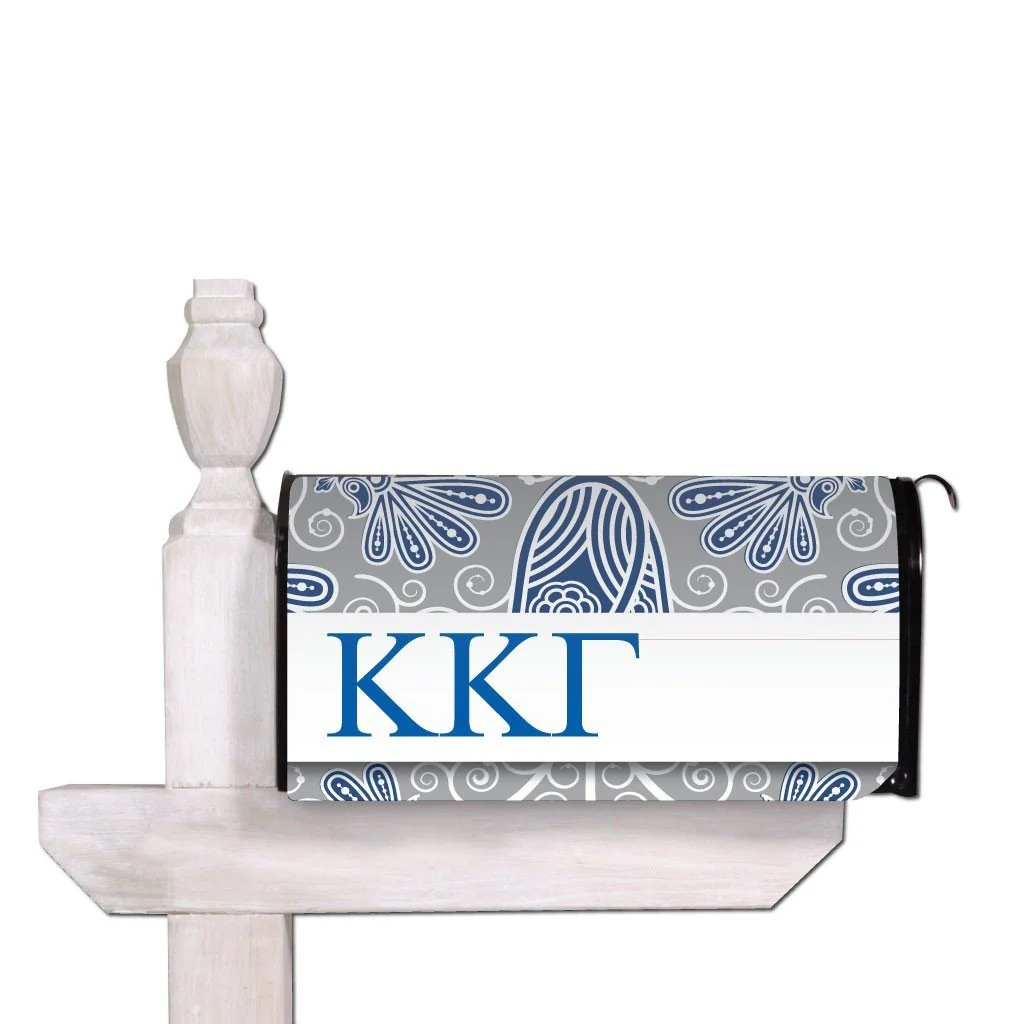 Kappa Kappa Gamma Paisley Magnetic Mailbox Cover