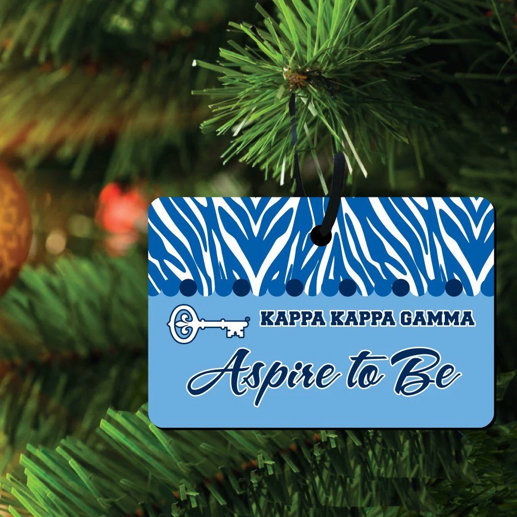 Kappa Kappa Gamma Ornament Set of 3 Shapes - Image 3