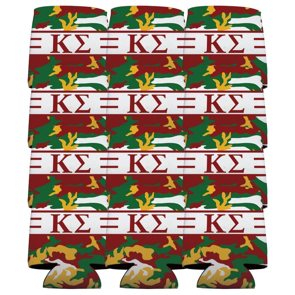 Kappa Sigma Camo Can Cooler Set - Image 2