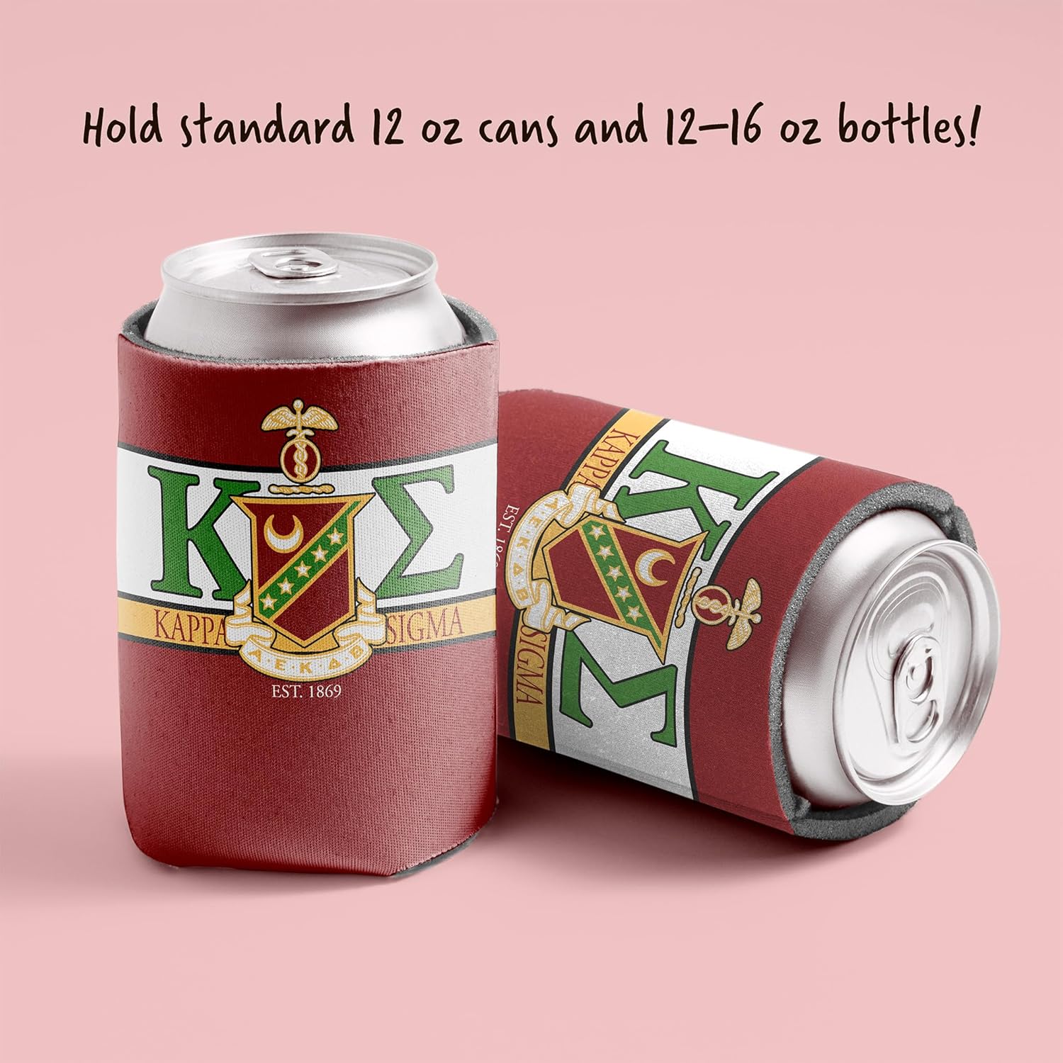 Kappa Sigma Shield Can Cooler Set - Image 2