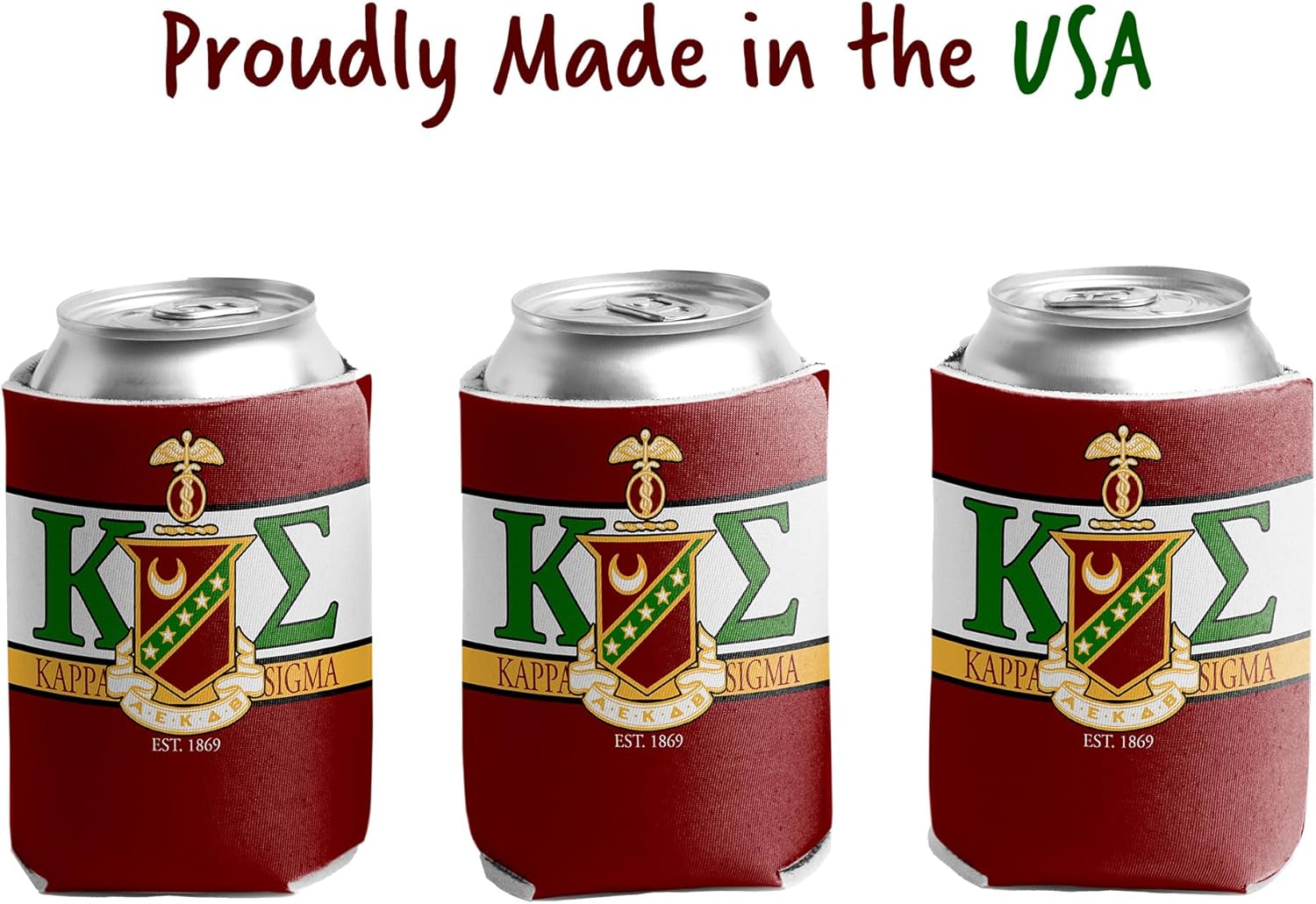 Kappa Sigma Shield Can Cooler Set - Image 4
