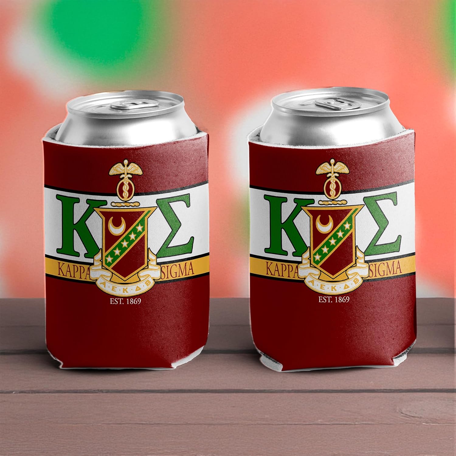 Kappa Sigma Shield Can Cooler Set - Image 6