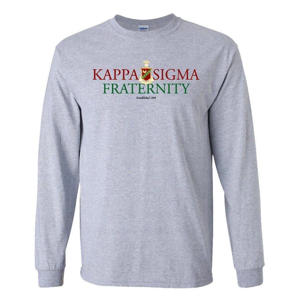 Kappa Sigma Fraternity Long Sleeve T-Shirt - Image 2