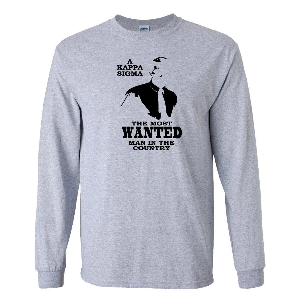 Kappa Sigma Most Wanted Man Long Sleeve T-shirt - Image 2