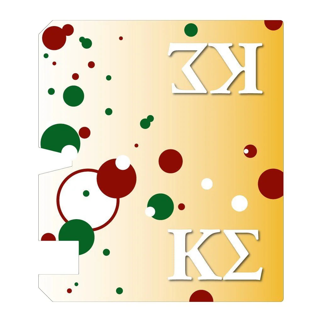 Kappa Sigma Dotted Magnetic Mailbox Cover - Image 2
