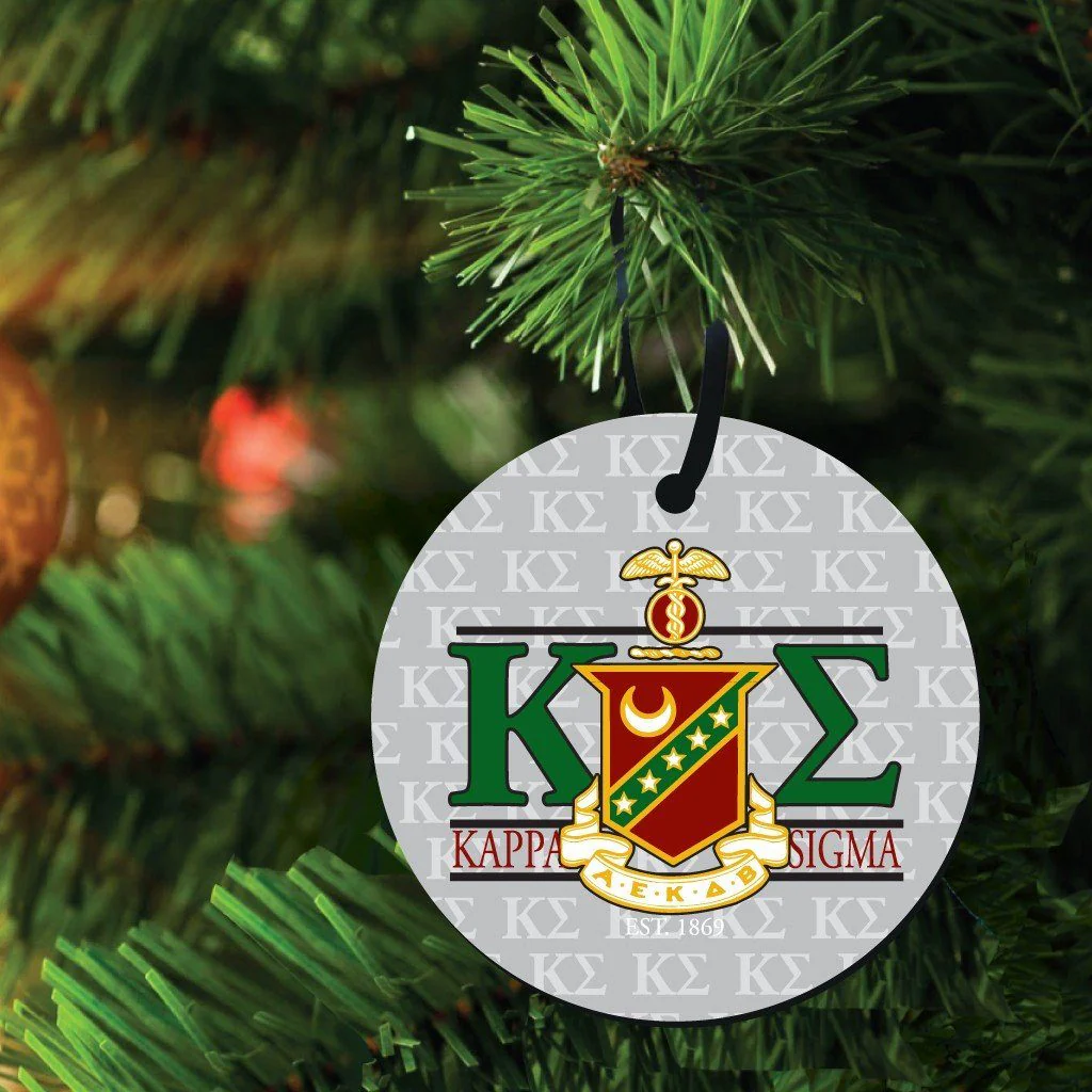 Kappa Sigma Ornament Set of 3 Shapes - Image 2