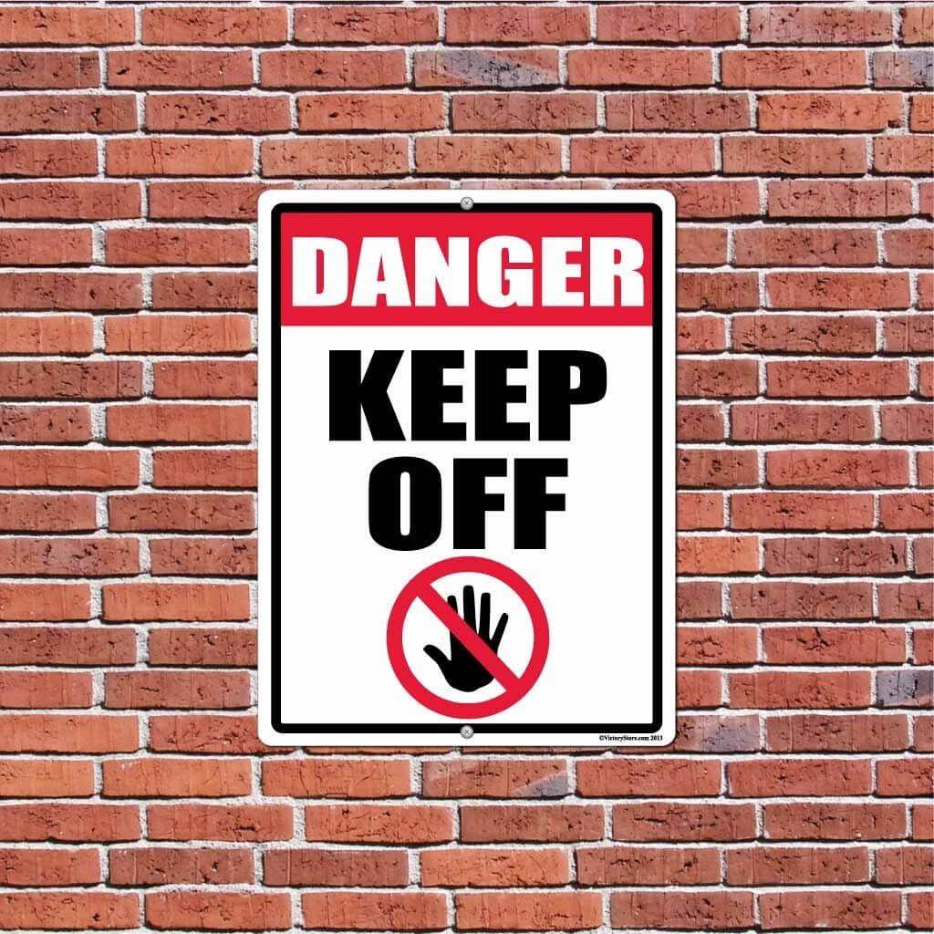 Keep Off Sign or Sticker - Image 8