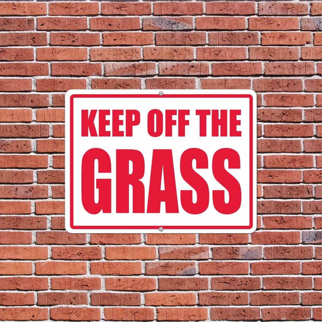 Keep Off The Grass Sign or Sticker - Image 4