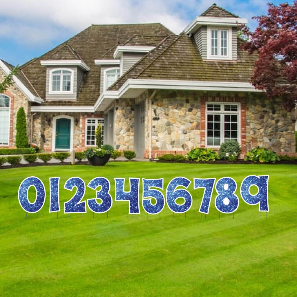 KG 22.75" Sparkle Numbers Yard Letters 10 PC SET - Image 10