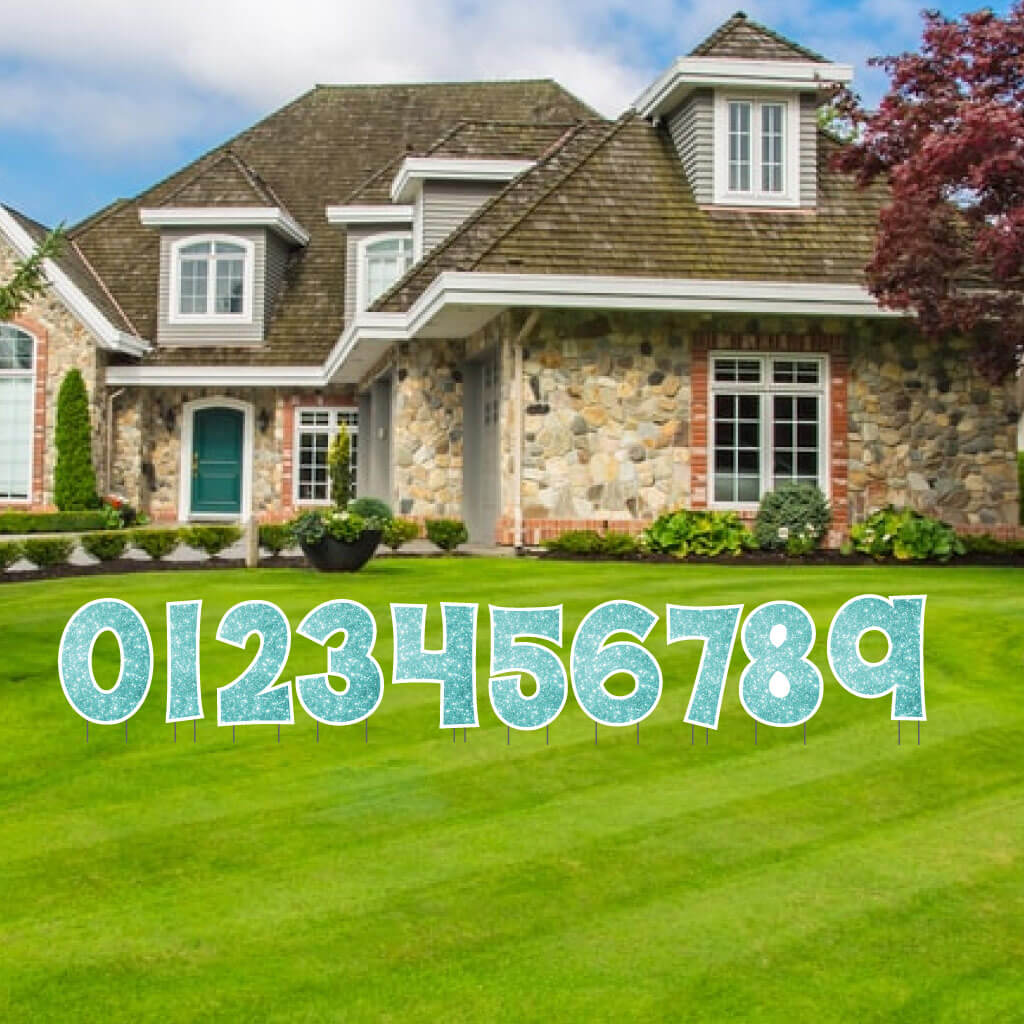 KG 22.75" Sparkle Numbers Yard Letters 10 PC SET - Image 8