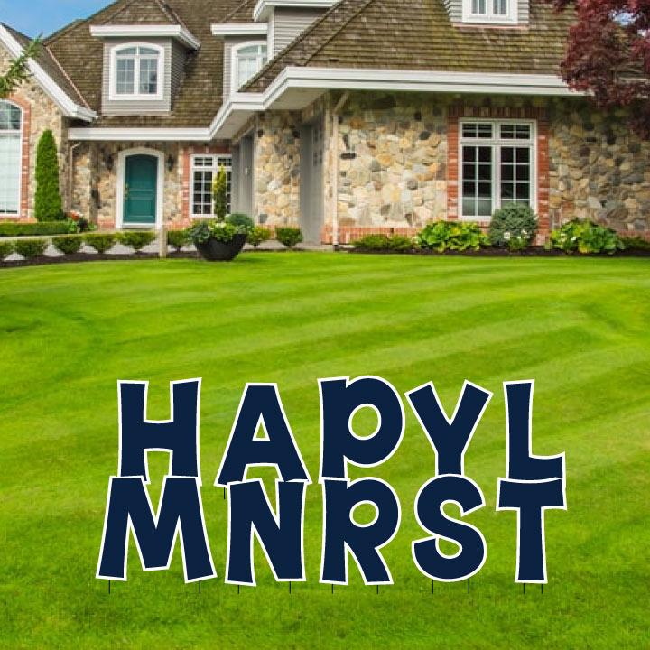KG The Last Time 18" Solid Color Common Yard Letters Set - Image 5