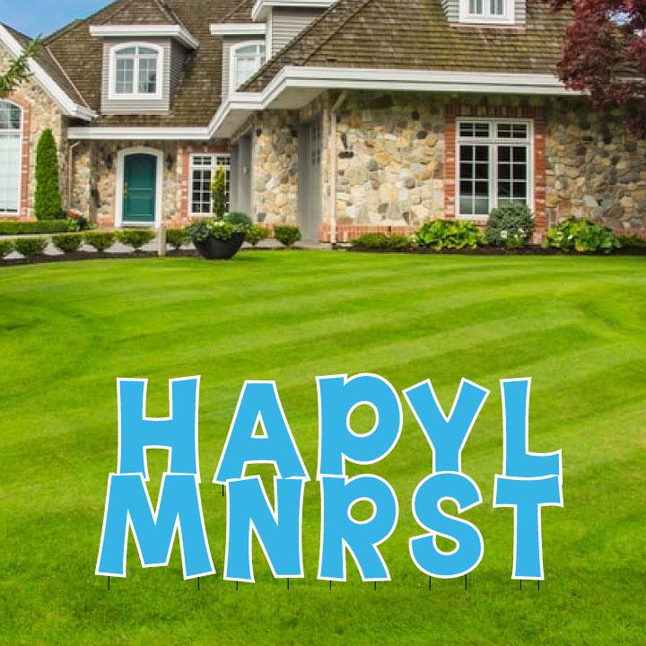 KG The Last Time 18" Solid Color Common Yard Letters Set - Image 6