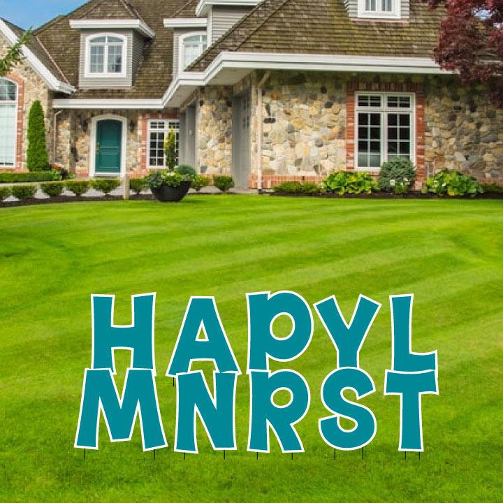 KG The Last Time 18" Solid Color Common Yard Letters Set - Image 7